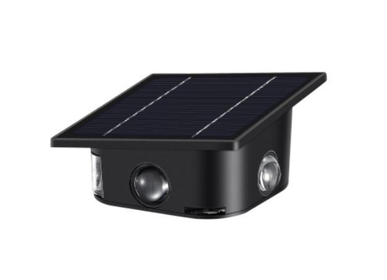 DIY RGB 70LM Solar Wall Lights Outdoor ABS PC For Garden Yard